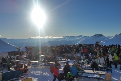 Aprésski-Stimmung in der Jatzhütte